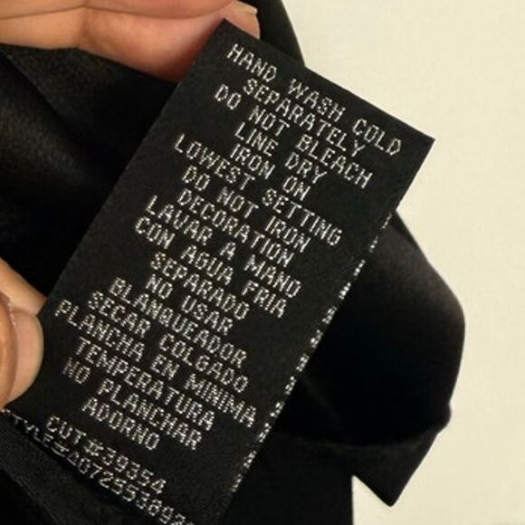 Vintage RARE 2000s Rampage Satin Enamel Embellishment Mini‎ Dress Y2K Babydoll - Picture 5 of 5